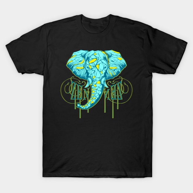 Elephant Zen T-Shirt by CHAKRart